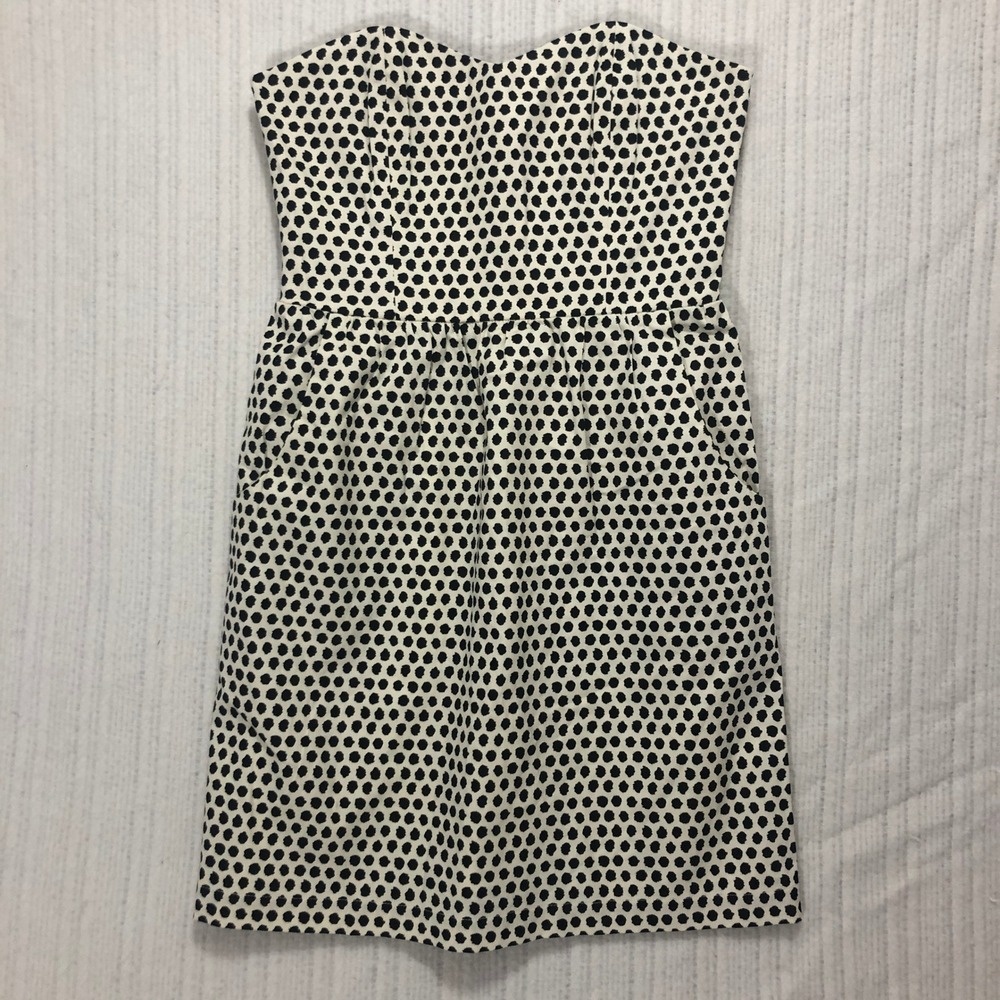 Julie Brown Strapless Dress Polka Dot‎ Party Cocktail Dress Size M